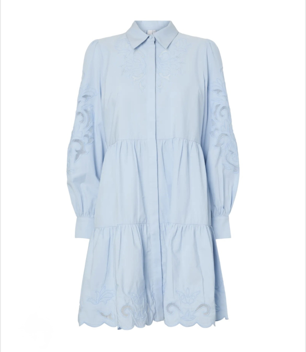 Zimia Shirt Dress- Skyway - Image 1