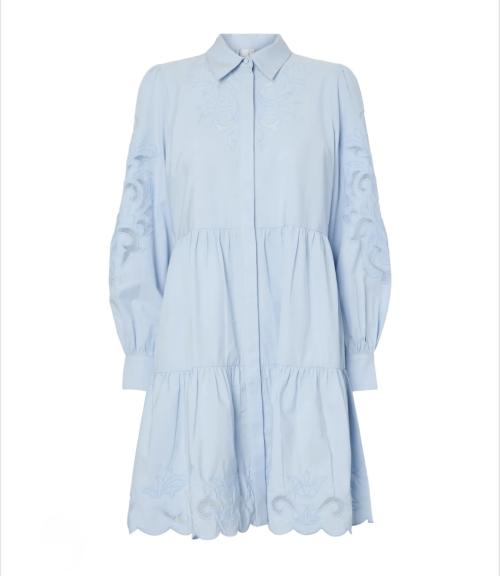 Zimia Shirt Dress- Skyway