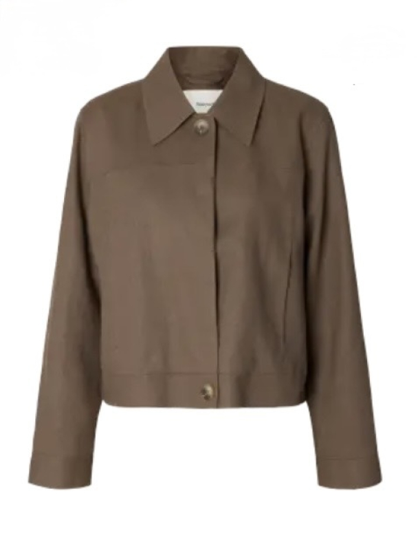 Jada Sun Short Jacket - Chocolate Chip  - Image 2