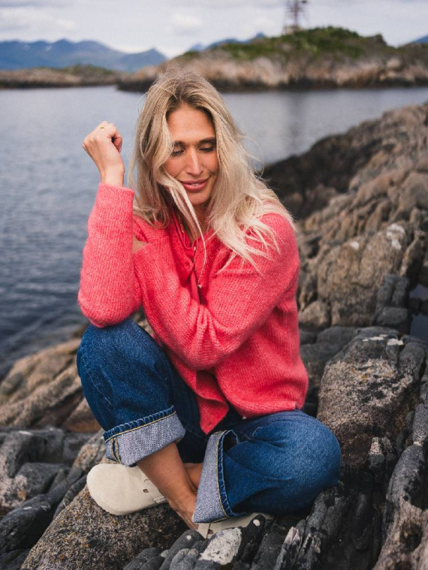 Amalie Cardigan - Tea Rose  - Image 2