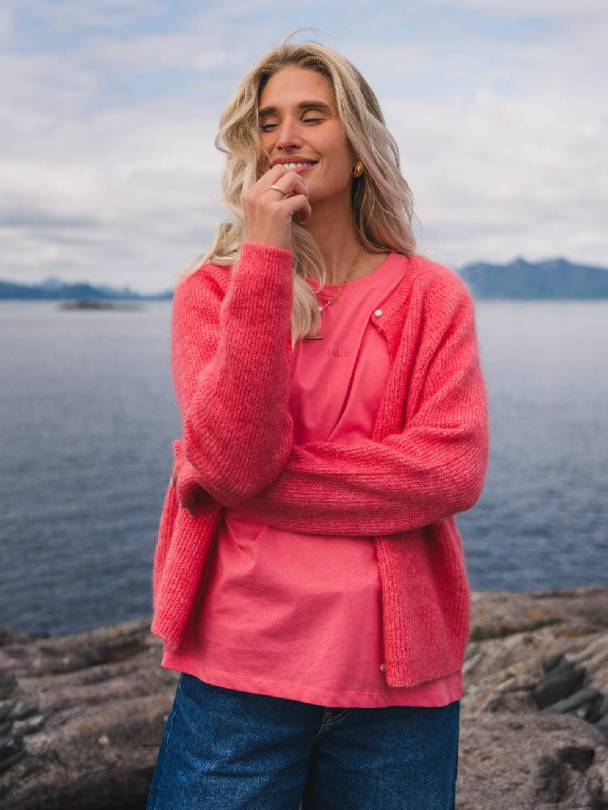 Amalie Cardigan - Tea Rose  - Image 3