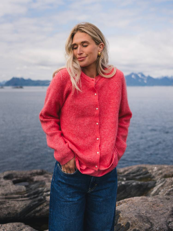 Amalie Cardigan - Tea Rose  - Image 1