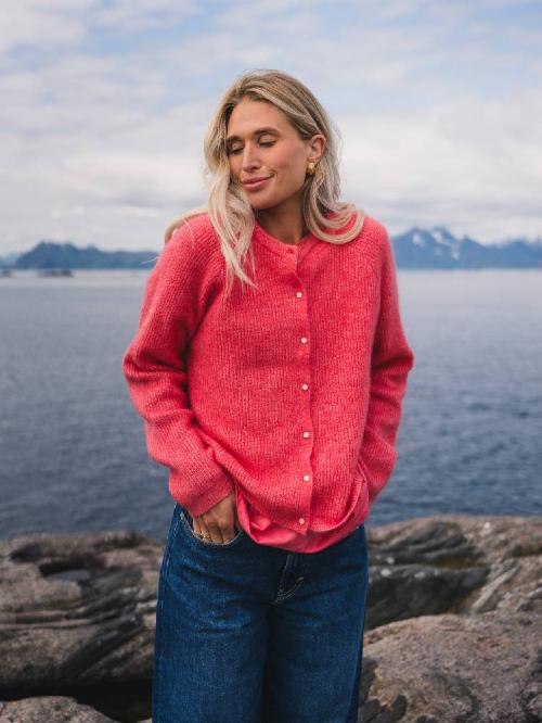 Amalie Cardigan - Tea Rose 