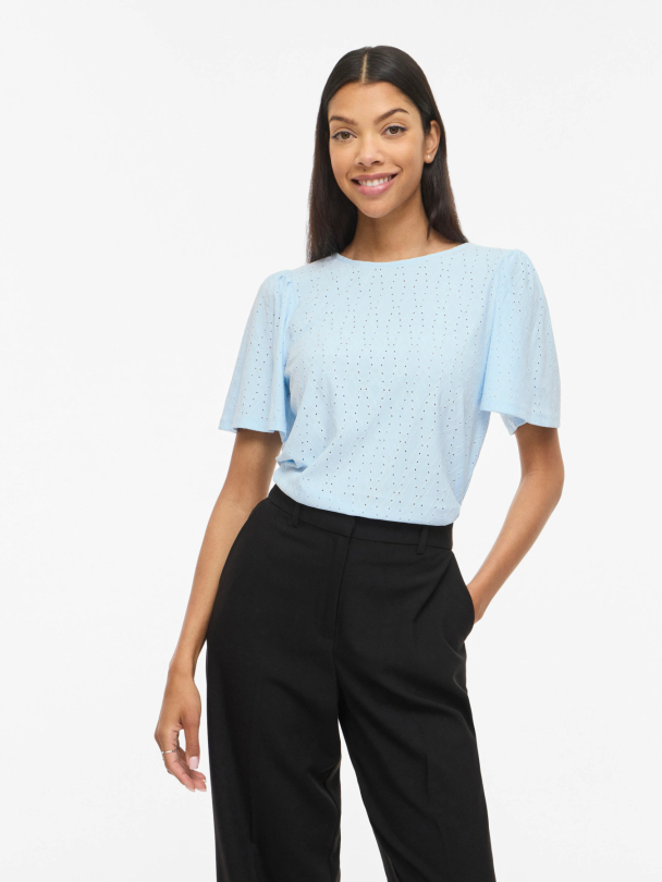 VIBELLI O-NECK S/S TOP - NOOS  - Image 4