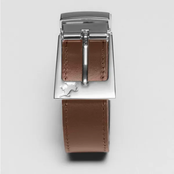 Ember Leather Belt Gold - Ecru/Camel 
