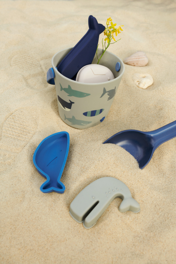 Gilma Shark Beach Set - Shark/Dove Blue - Image 2