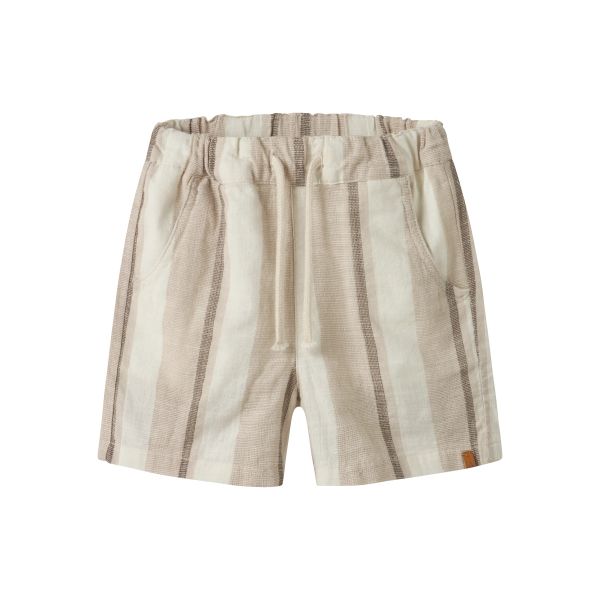 Fibert Loose Shorts, Coconut Milk - Lil' Atelier