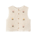 Flora Vest, Coconut Milk - Lil' Atelier