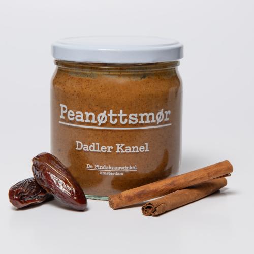 Peanøttsmør Dadler Kanel