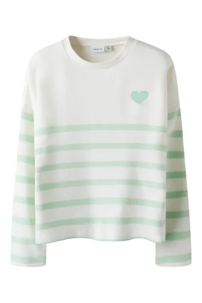 NKFline Genser Striper Grønn