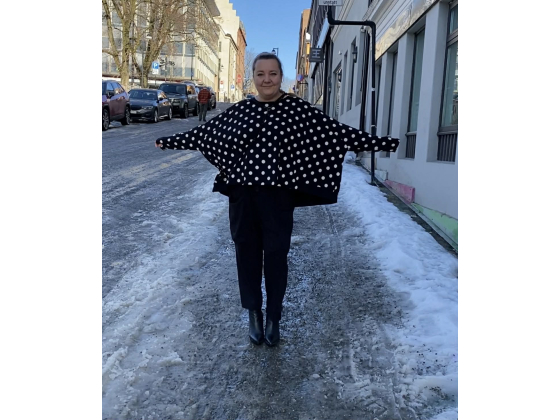 PLUslavie Wideshort-sweat Prikker 2105