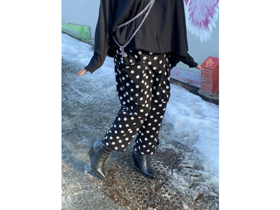 PLUslavie Relax Pant Prikker 10006