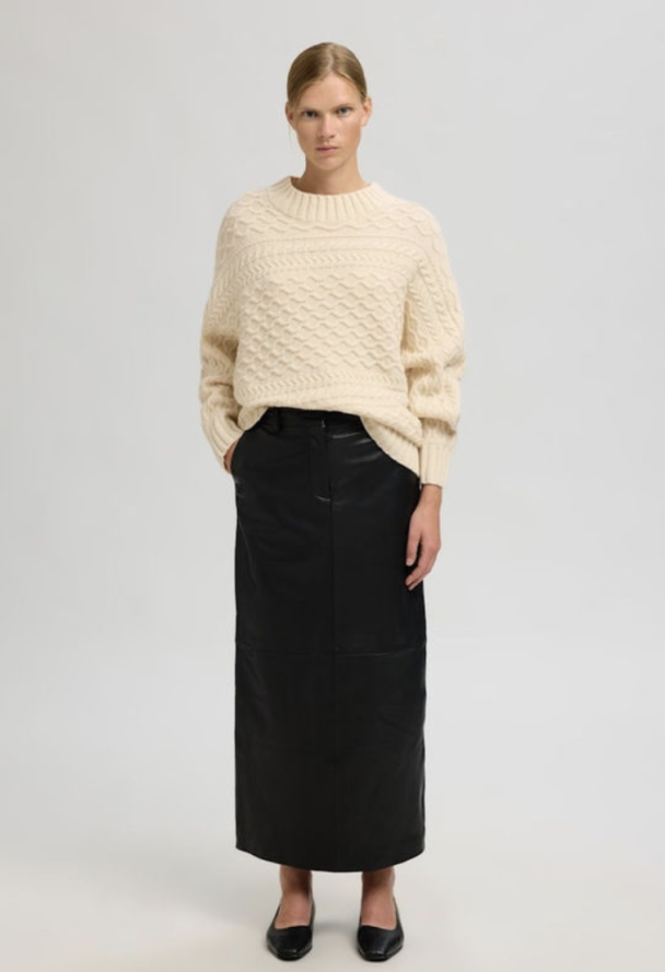 Nelly Cable Batsleeve Knit - Birch  - Image 3