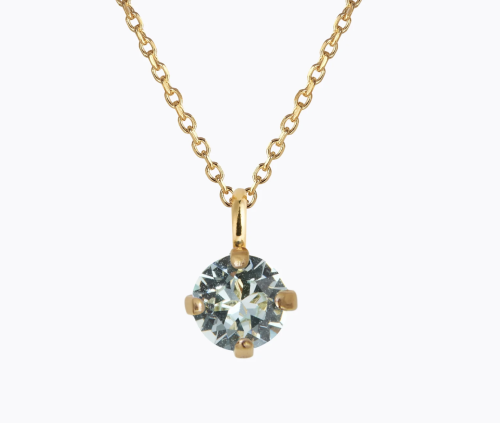 Natti Stud Necklace Gold - Light Azore