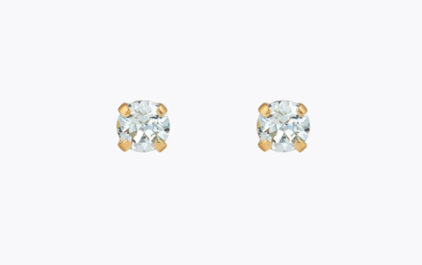 Mini Stud Earring - Gold/Light Azore 