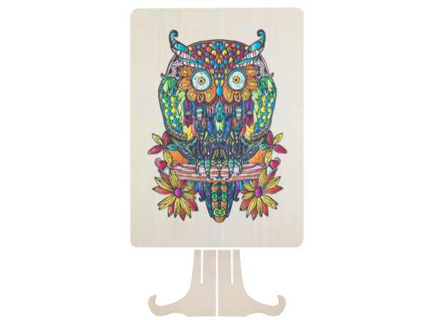 Trepuslespill, ugle - Image 4
