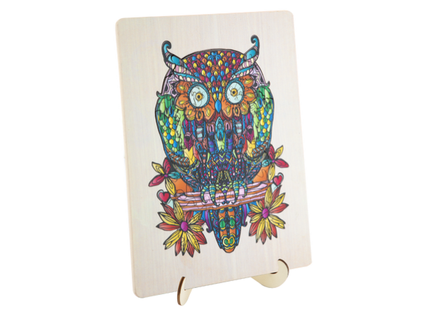 Trepuslespill, ugle - Image 5