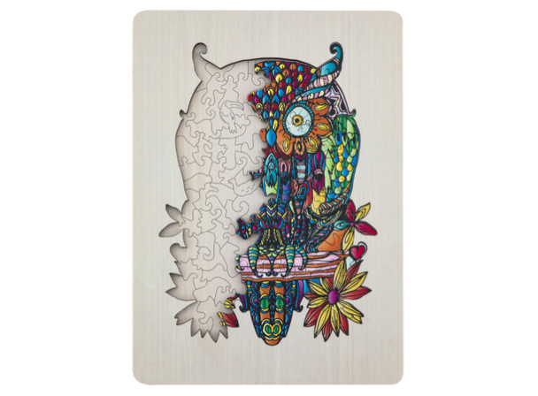 Trepuslespill, ugle - Image 6