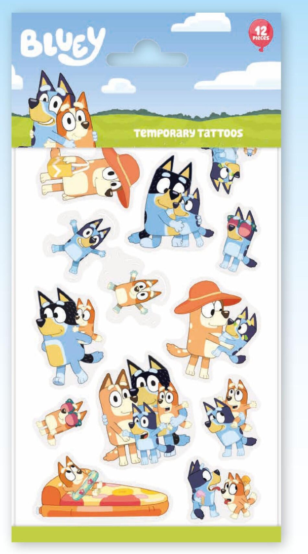Bluey tatoveringer