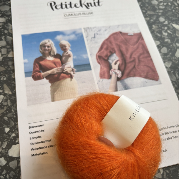 Cumulus Bluse - Strikkepakke - Image 5