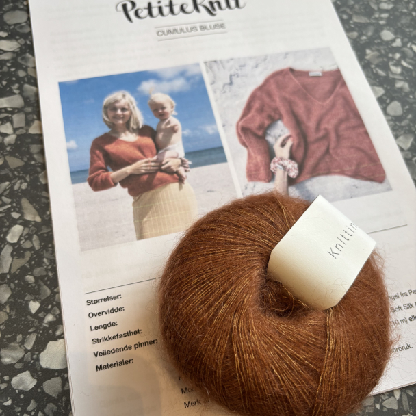 Cumulus Bluse - Strikkepakke - Image 6