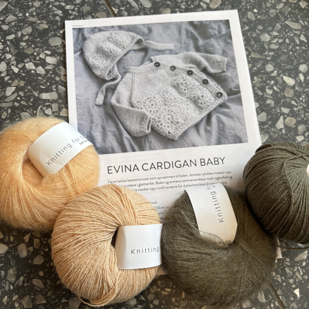 Evina Cardigan Baby - Strikkepakke - Image 6