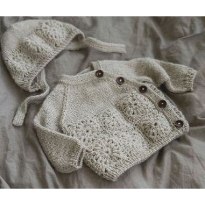 Evina Cardigan Baby - Strikkepakke