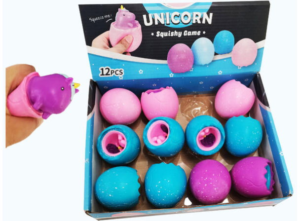 Pop up squeeze fidget unicorn - Image 1