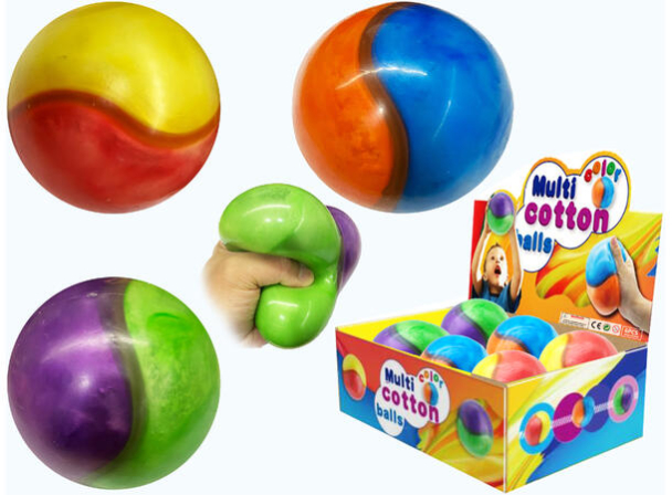 Squeeze two-toned ball