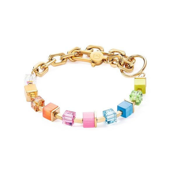 Bracelet Cube Fusion Charm Rainbow