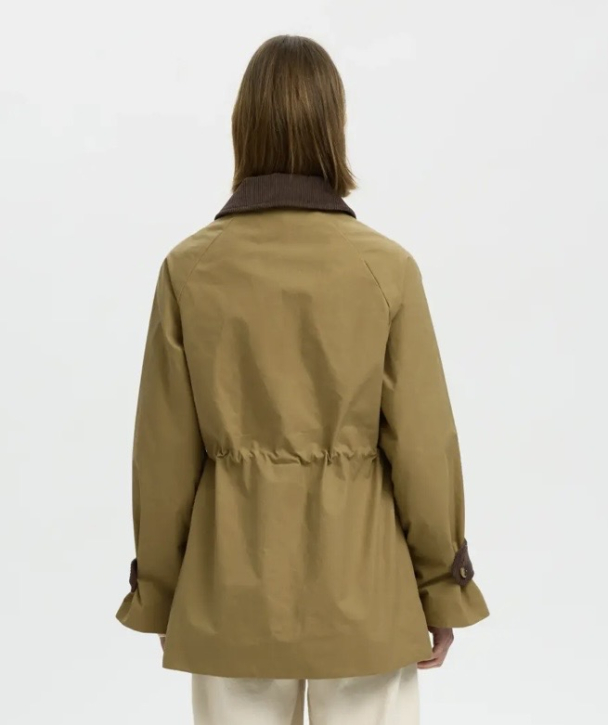 Wilma waxed Clair Jacket - Tigers Eye - Image 2