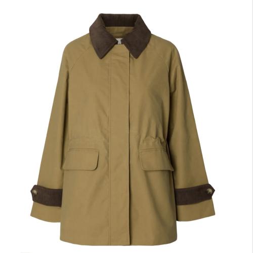 Wilma waxed Clair Jacket - Tigers Eye