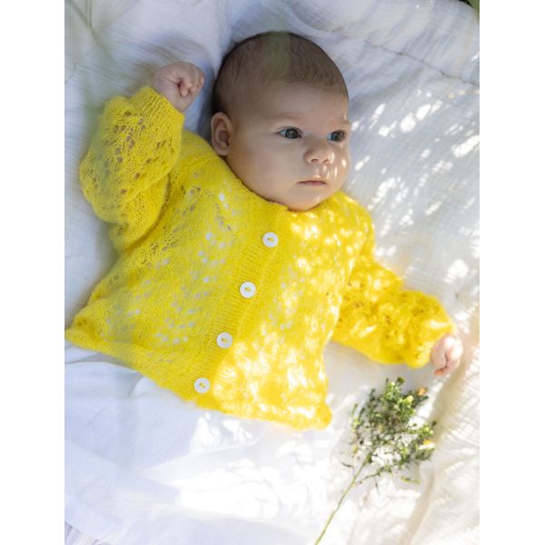 200-01 Hullm&oslash;nstret babyjakke av SILA