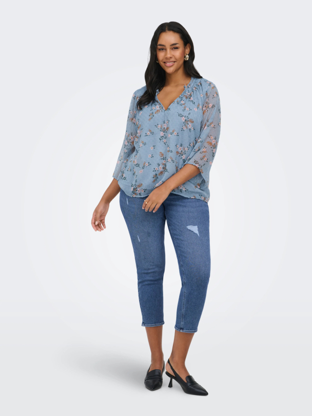 CARSIGRID L/S V-NECK TOP AOP - Image 4