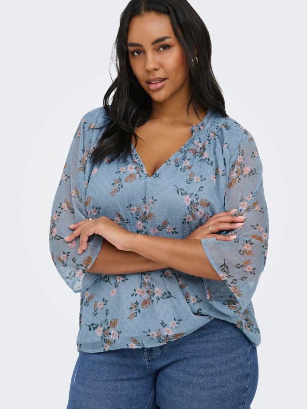 CARSIGRID L/S V-NECK TOP AOP - Image 5