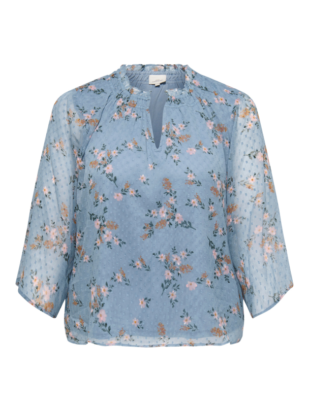 CARSIGRID L/S V-NECK TOP AOP - Image 1