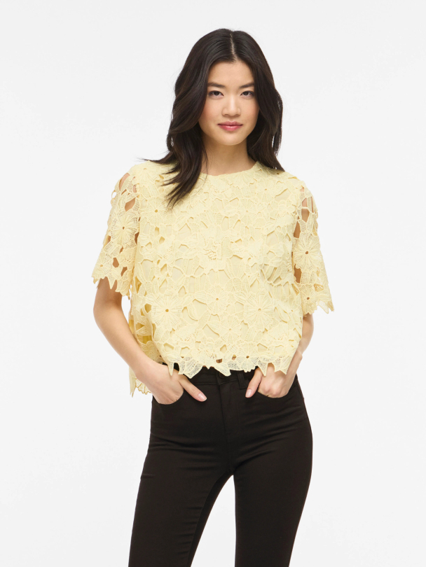 VISIENNA 2/4 LACE TOP/DC - Image 4