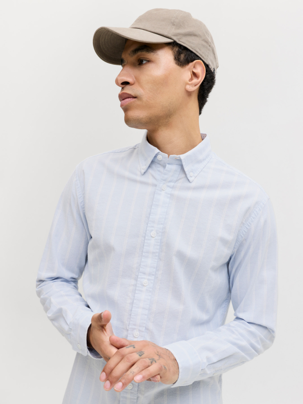 JJEHARVEY OXFORD L/S SHIRT NOOS - Image 3