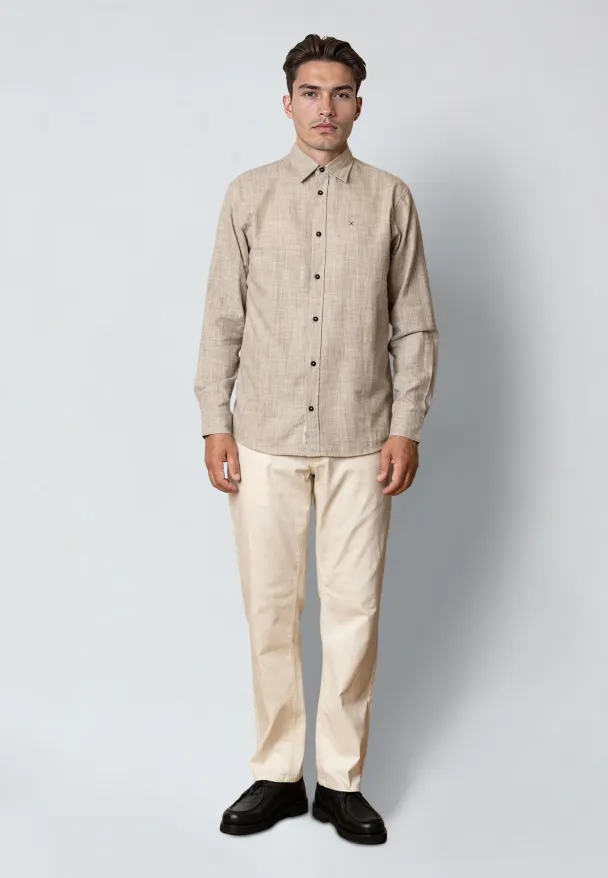 London caden pants, ecru - Image 1