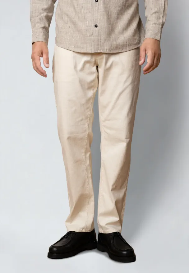 London caden pants, ecru - Image 3