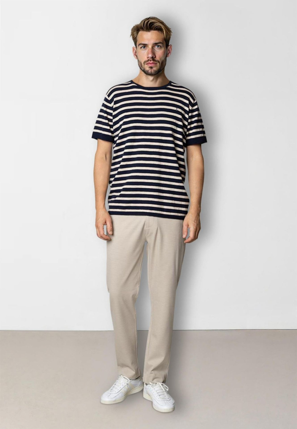 Brendon Jersey Pants long, ecru - Image 2