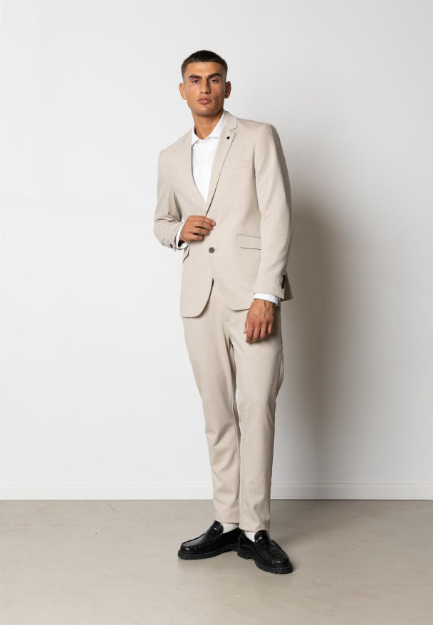 Brendon Jersey Pants regular, ecru - Image 2