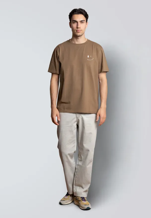 Patrick organic tee, brun - Image 4
