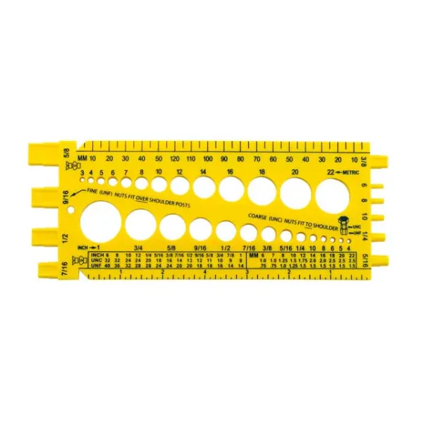 'Size it' bolt & nut gauge tool
