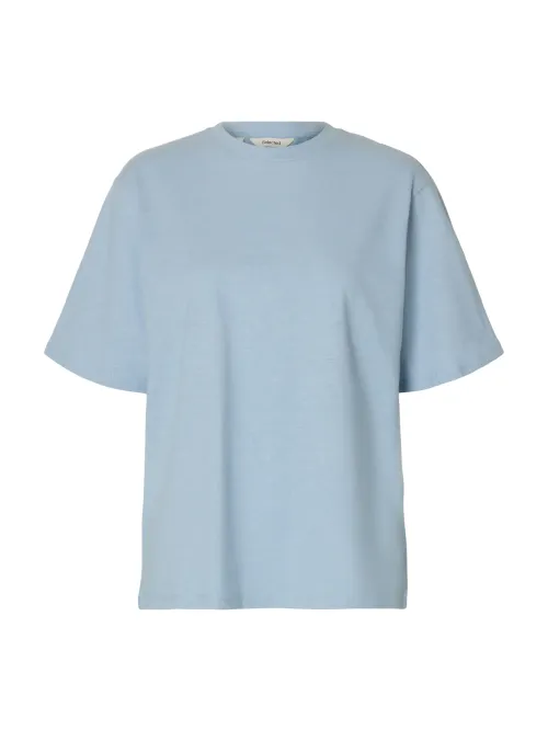 Ada Linen Tee Blue