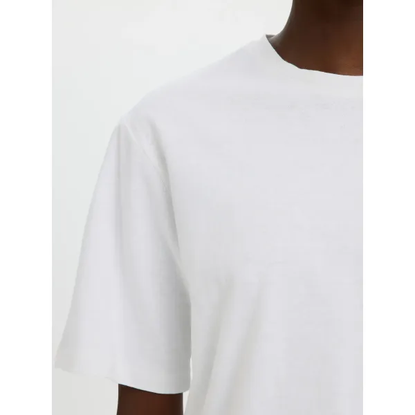 Ada Linen Tee White