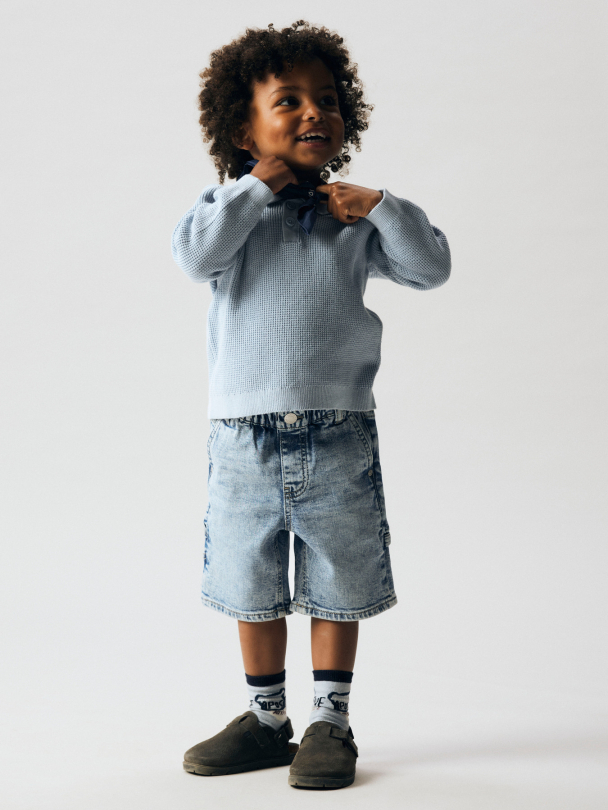 NMMFIKAL LS LOOSE KNIT POLO - Image 4