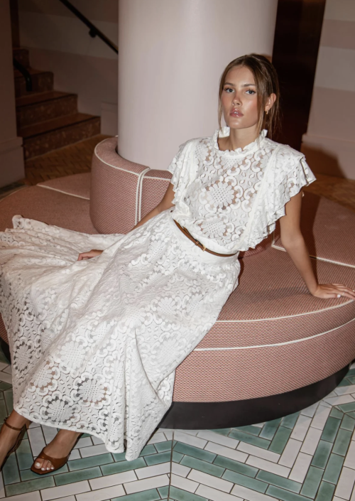 Astrid Skirt - Chantilly Lace