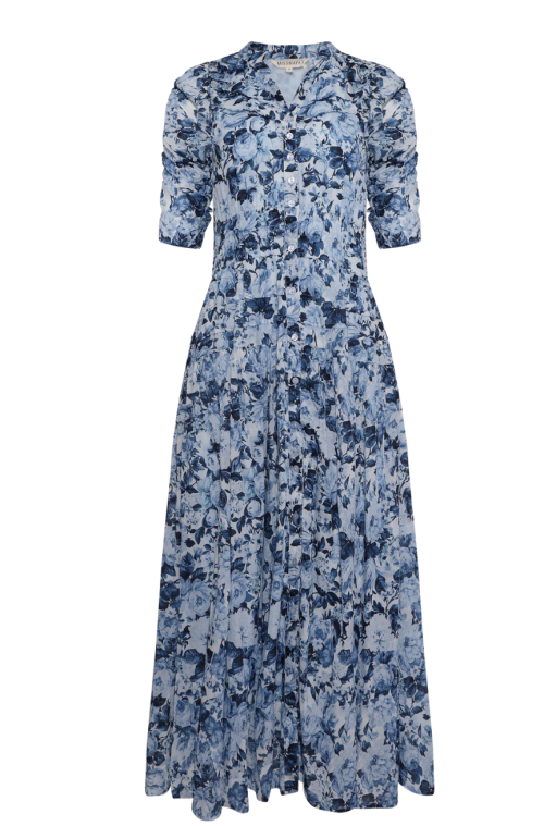 Fabienne Dress - Bleu De France