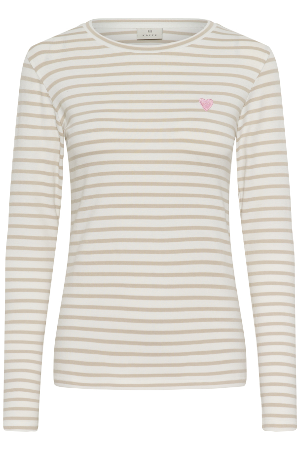 Liddy Topp Sand/hvit - Image 4